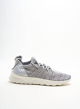Baskets semelle amovible talon plat jusqu'à 3cm gris ADIDAS femme