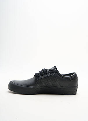 Baskets tissage satiné talon plat jusqu'à 3cm noir ADIDAS femme