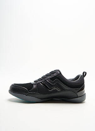 Baskets semelle amovible talon plat jusqu'à 3cm noir DAMART femme