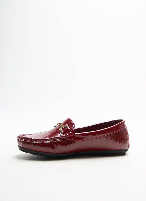 Mocassins voute plantaire talon plat jusqu'à 3cm rouge DAMART femme