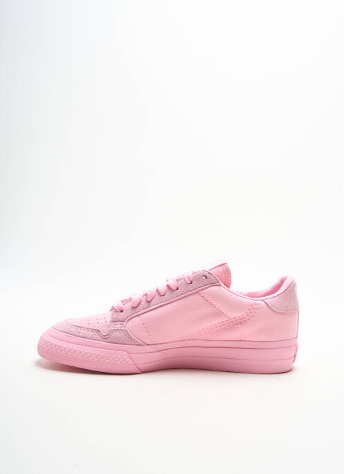 Baskets bout rond talon plat jusqu'à 3cm rose ADIDAS femme