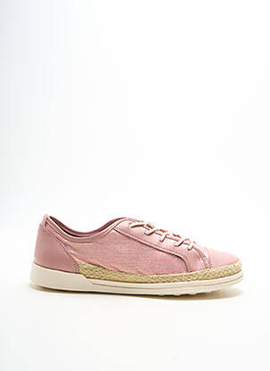 Baskets bout rond talon plat jusqu'à 3cm rose DAMART femme
