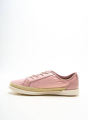 Baskets bout rond talon plat jusqu'à 3cm rose DAMART femme