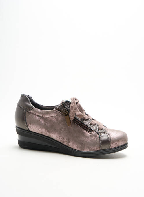 Chaussures de confort voute plantaire talon de 4 à 6cm marron DAMART femme