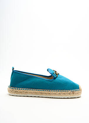 Espadrilles tissage toile talon plat jusqu'à 3cm bleu DAMART femme