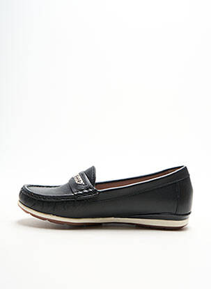 Mocassins tissage satiné talon plat jusqu'à 3cm noir DAMART femme