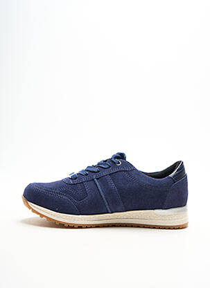 Baskets bout rond talon plat jusqu'à 3cm bleu DAMART femme