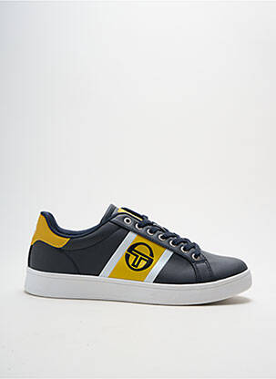 Baskets empiècements bout rond bleu SERGIO TACCHINI homme