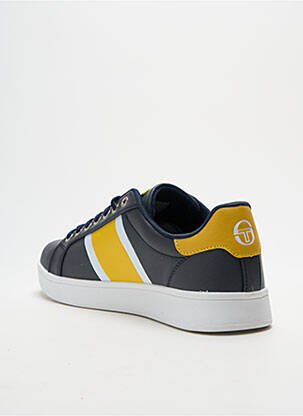 Baskets empiècements bout rond bleu SERGIO TACCHINI homme