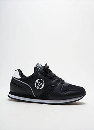 Baskets empiècements bout rond noir SERGIO TACCHINI homme