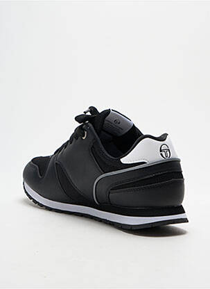 Baskets empiècements bout rond noir SERGIO TACCHINI homme