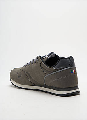 Baskets empiècements bout rond gris SERGIO TACCHINI homme