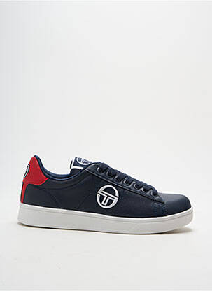 Baskets empiècements bout rond bleu SERGIO TACCHINI homme