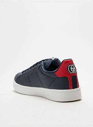 Baskets empiècements bout rond bleu SERGIO TACCHINI homme