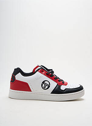Baskets empiècements bout rond rouge SERGIO TACCHINI homme