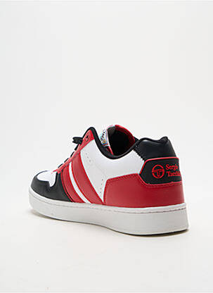 Baskets empiècements bout rond rouge SERGIO TACCHINI homme