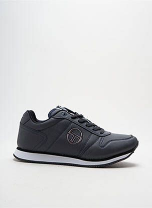 Baskets empiècements bout rond bleu SERGIO TACCHINI homme