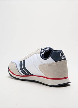 Baskets empiècements bout rond beige SERGIO TACCHINI homme