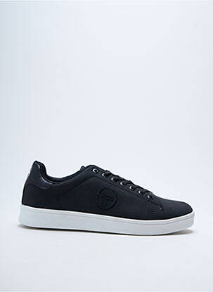 Baskets empiècements bout rond noir SERGIO TACCHINI homme