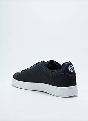 Baskets empiècements bout rond noir SERGIO TACCHINI homme