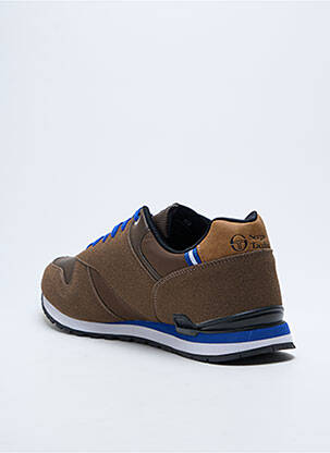 Baskets empiècements bout rond marron SERGIO TACCHINI homme