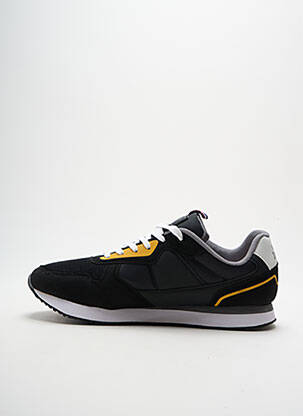 Baskets empiècements bout rond noir U.S. POLO ASSN homme