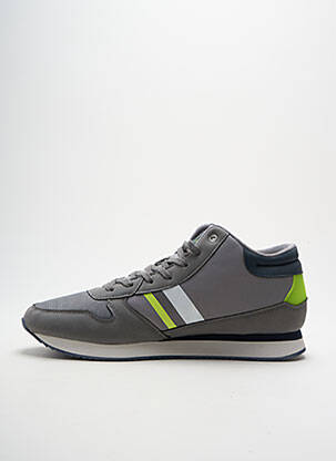 Baskets empiècements bout rond gris U.S. POLO ASSN homme