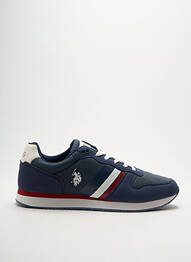Baskets empiècements bout rond bleu U.S. POLO ASSN homme