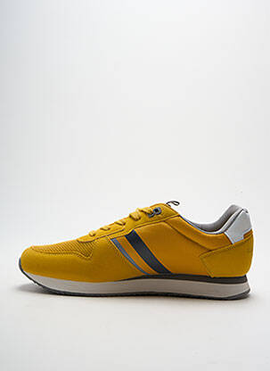 Baskets empiècements bout rond jaune U.S. POLO ASSN homme