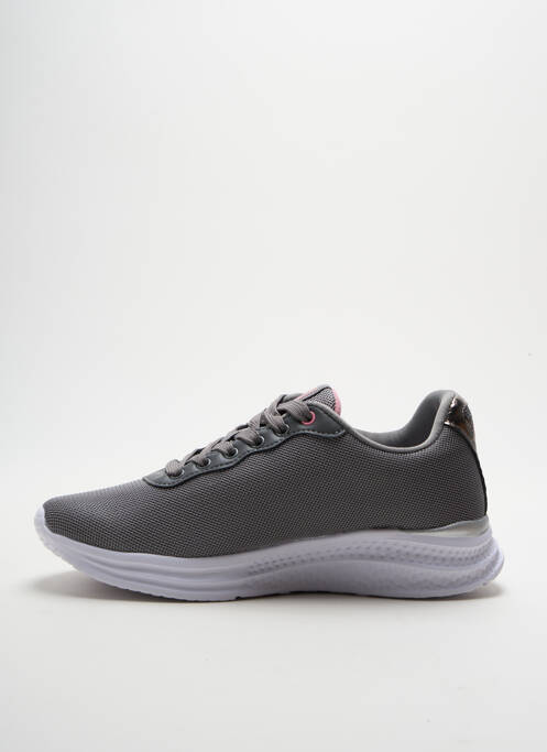Baskets gris U.S. POLO ASSN pour femme
