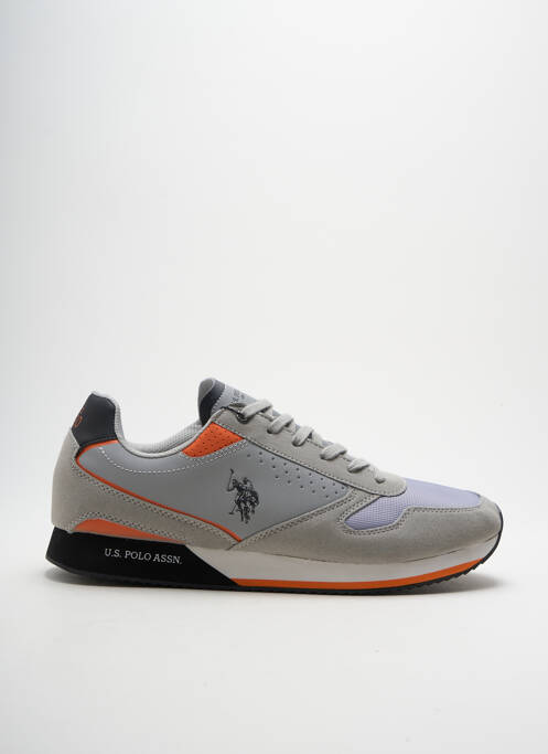 Baskets gris U.S. POLO ASSN pour homme