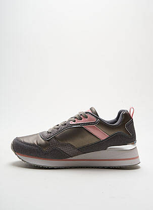 Baskets bout rond talon de 4 à 6cm rose U.S. POLO ASSN femme
