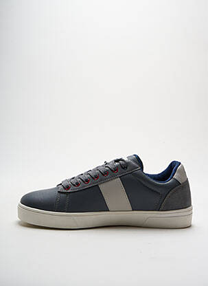 Baskets matière lisse bout rond gris U.S. POLO ASSN homme