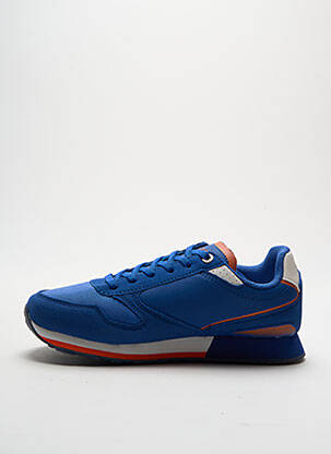 Baskets empiècements bout rond bleu U.S. POLO ASSN homme
