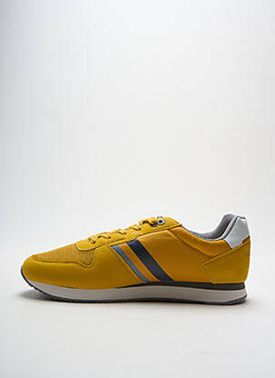 Baskets empiècements bout rond jaune U.S. POLO ASSN homme