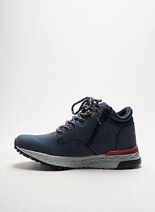Baskets fermeture zip et lacets bout rond bleu U.S. POLO ASSN homme