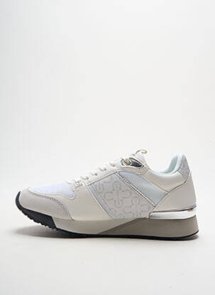 Baskets tissage satiné talon plat jusqu'à 3cm blanc U.S. POLO ASSN femme