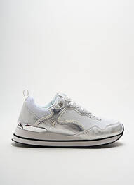 Baskets semelle amovible talon plat jusqu'à 3cm gris U.S. POLO ASSN femme