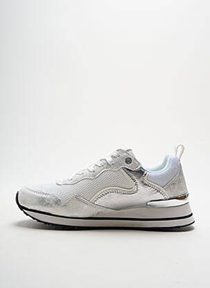 Baskets semelle amovible talon plat jusqu'à 3cm gris U.S. POLO ASSN femme