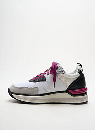 Baskets tissage tissage pailleté talon de 4 à 6cm violet U.S. POLO ASSN femme