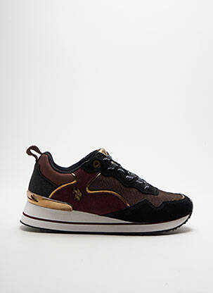 Baskets bout rond talon de 4 à 6cm violet U.S. POLO ASSN femme