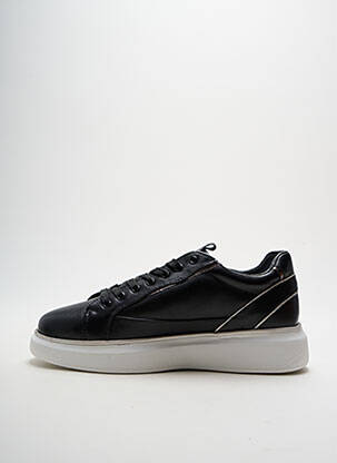 Baskets tissage satiné talon de 4 à 6cm noir U.S. POLO ASSN femme