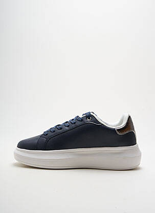 Baskets semelle amovible talon de 4 à 6cm bleu U.S. POLO ASSN femme