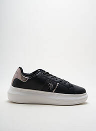 Baskets semelle amovible talon de 4 à 6cm noir U.S. POLO ASSN femme