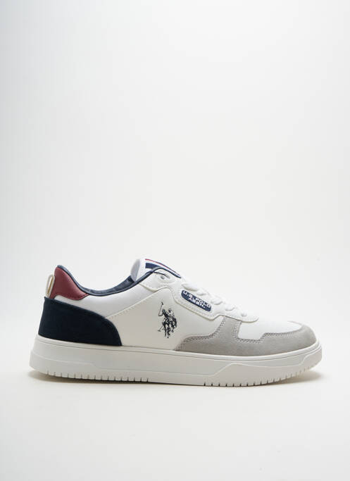 Baskets blanc U.S. POLO ASSN pour homme