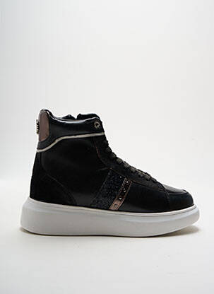 Baskets tissage tissage pailleté talon de 4 à 6cm noir U.S. POLO ASSN femme