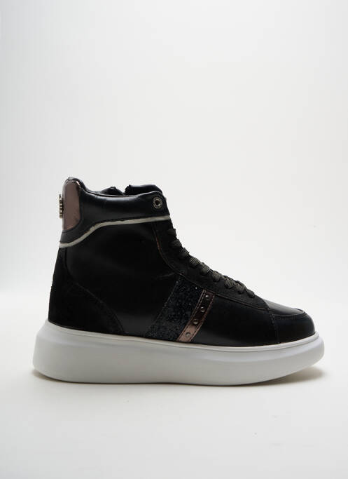Baskets tissage tissage pailleté talon de 4 à 6cm noir U.S. POLO ASSN femme