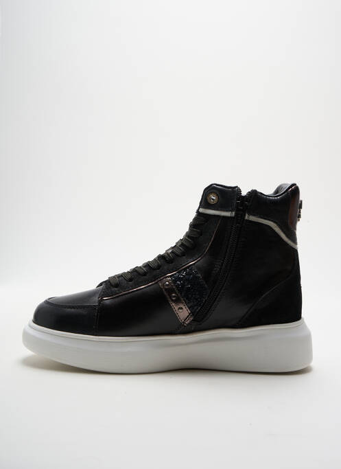 Baskets tissage tissage pailleté talon de 4 à 6cm noir U.S. POLO ASSN femme