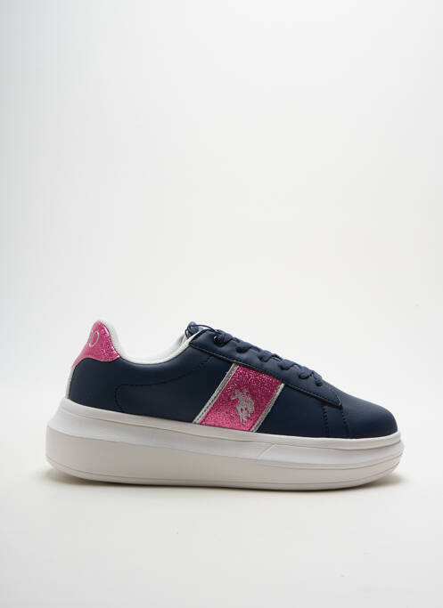 Baskets bleu U.S. POLO ASSN pour femme