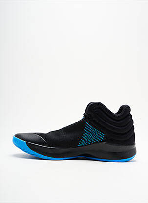 Baskets empiècements bout rond bleu ADIDAS homme